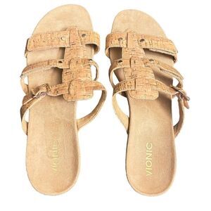 Vionic NWOB Radia Open Toe Wedge Neutral Sandal Size 12